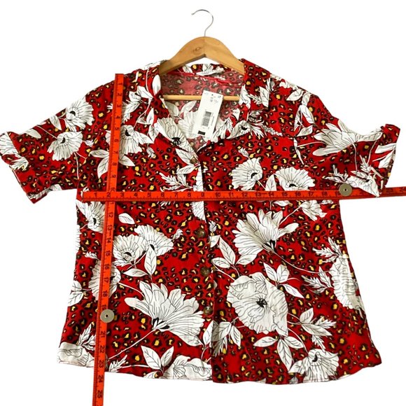 BNWT Matalan Women's Animal Print & Floral Lightweight Summer Blouse UK Size 14 - Picture 3 of 12